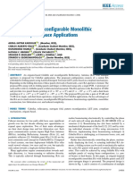 Journal#3 A Foldable and Reconfigurable Monolithic Reflectarray For Space Applications