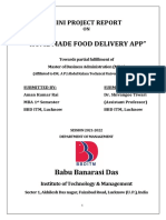 Home Made Food Delivery App