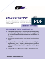 Value of Supply: Learning Outcomes