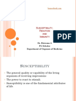 Susceptibility, Reaction, Immunity - Stuart Close