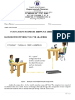 Configuring Straight-Through Ethernet Cable: Learning Activity Sheet