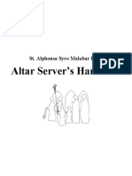 Altar Servers' Handbook