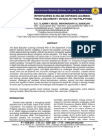 Challenges, and Opportunities in Online Distance Learning Modality in One Public Secondary School in The Philippines