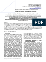 Review of Network Integration Techniques For Mobile Broadband Services in Next Generation Network