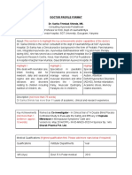 Doctor Profile Format Dr. Sarika Trimbak Shinde, MS