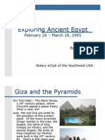 Exploring Ancient Egypt: February 26 - March 18, 2005