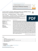 Current Trends in Computer Aided Drug Design and A Highlight of Drugs Discovered Via Computational Techniques A Review