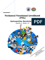 Technical Vocational Livelihood (TVL) : Automotive Servicing 9