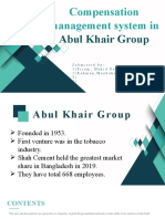 Compensation Management System In: Abul Khair Group