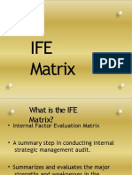 IFE Matrix