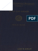 (Carus Mathematical Monographs 8) Neal Henry McCoy-Rings and Ideals (Carus Mathematical Monographs 8) - Mathematical Association of America (1962)