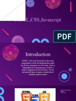 Computing (HTML, CSS, Javascript Presentation)