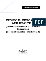 Physical Education and Health 4: Quarter 3 - Module 2: Outdoor Recreation