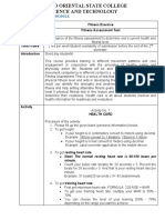 Module No. 1 Fitness Exercise Lesson No. 1-5 Fitness Assessment Test Learning Outcomes Time Frame