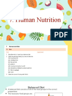 IGCSE Biology New Notes For Human Nutrition 0610