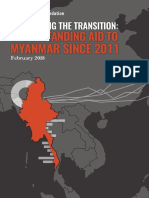 Supporting The Transition Understanding Aid To Myanmar Since 2011 - ENG