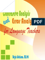 Contrastive and Error Analysis-Book