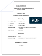 Sample Project - A Comparative Study of E-Banking Services