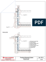 Firestone Basement System No.: B-S-1: Detail Termination