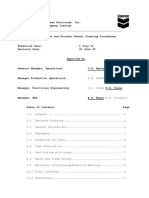 SOP-15, Tank and Process Vessel Cleaning Procedures