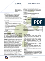 Starproof Rbe-F Product Data Sheet: Rubberized Bitumen Emulsion Coating