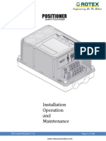 Positioner: Installation Operation and Maintenance Manual