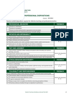 Cep Professional Dispositions - Stephanie