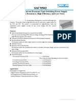 Controller IC For Current Resonant Type Switching Power Supply With Half-Bridge Resonance, High Efficiency and Low Noise