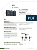 TCF-142 Series: RS-232/422/485 To Fiber Converters