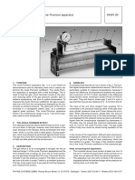 Joule-Thomson Apparatus 04361.00: Operating Instructions