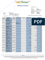 Statement of Account: Date Tran Id Remarks UTR Number Instr. ID Withdrawals Deposits Balance