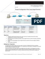 Lab 5.3.9A Managing Router Configuration Files Using Hyperterminal