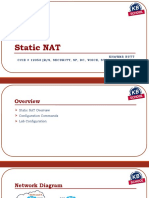 Static NAT: Khawar Butt Ccie # 12353 (R/S, Security, SP, DC, Voice, Storage & Ccde)