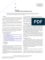 D 87 Melting Point of Petroleum Wax (Cooling Curve)