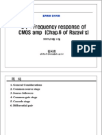 2주: Frequency response of CMOS amp (Chap.6 of Razavi's)