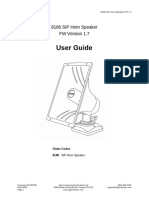 User Guide: 8186 SIP Horn Speaker FW Version 1.7