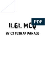 Ilgl MCQ: by Cs Tushar Pahade