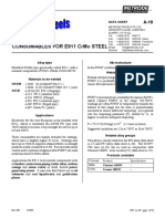 Consumables For E911 Crmo Steel: En/Din Astm