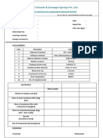 Stumpp Schuele & Somappa Springs Pvt. LTD.: Internal Particulate Cleanliness Analysis Report