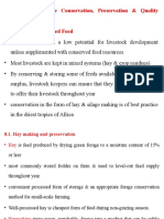 Chapter 8. Forage Conservation, Preservation & Quality Assessment The Need For Conserved Feed