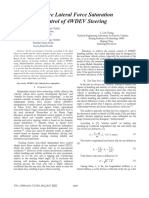 Effect of The Tire Lateral Force Saturation On Stability Control of 4WDEV Steering