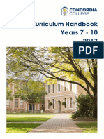 MYP Curriculum Handbook 2017