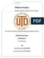 Midterm Project: EEDG 6306 - Application Specific Integrated Circuit Design