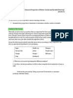 Lesson 1C: Physical and Chemical Properties of Matter: Useful and Harmful Materials (Grade 5)