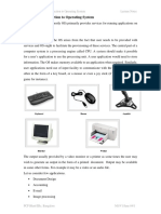 Module 1: Introduction To Operating System: Need For An OS