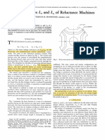 Inductances LD LQ Reluctance: The and Machines