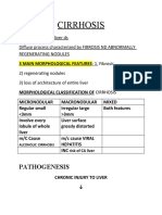 Cirrhosis: Pathogenesis