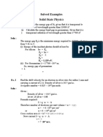 Solid State Numericals