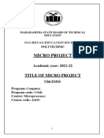 Microprocessor Project Completed 4th Sem