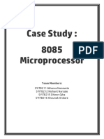 Case Study - 8085 Microprocessor